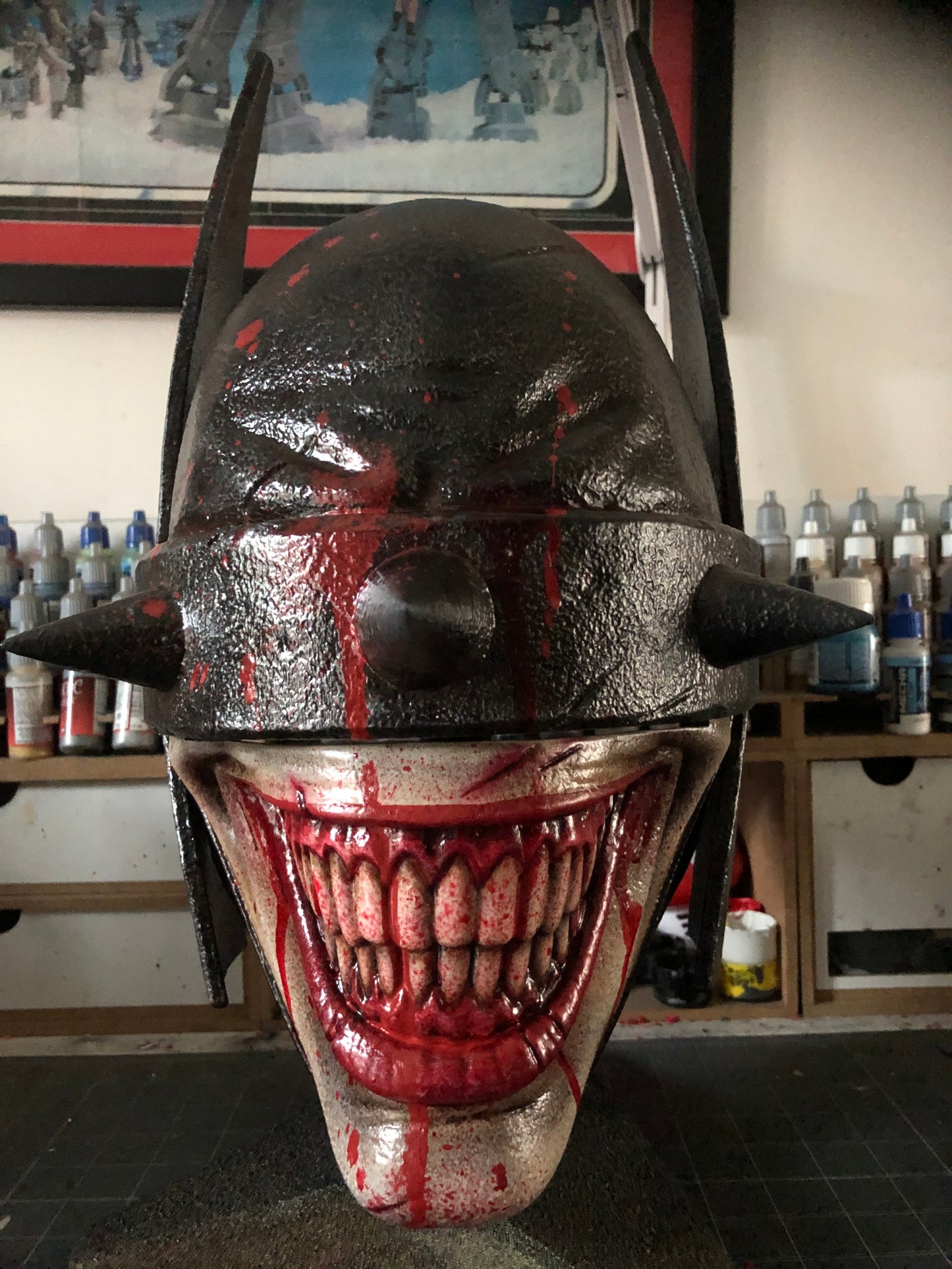 Batman Who Laughs helmet