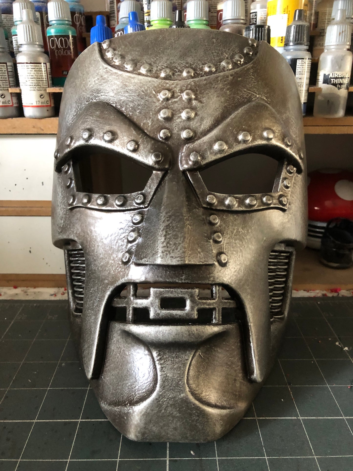 Doctor Doom comic book version mask