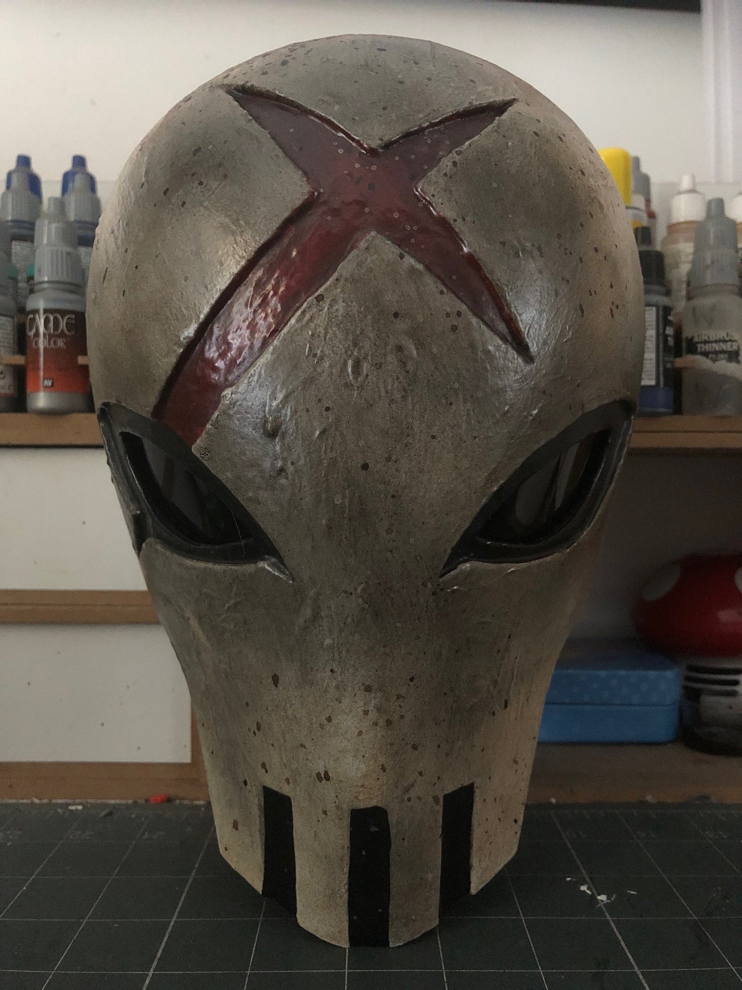 Red X Teen Titans mask