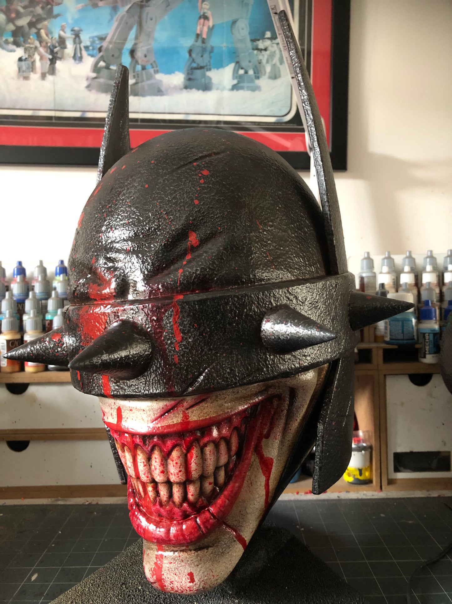 Batman Who Laughs helmet