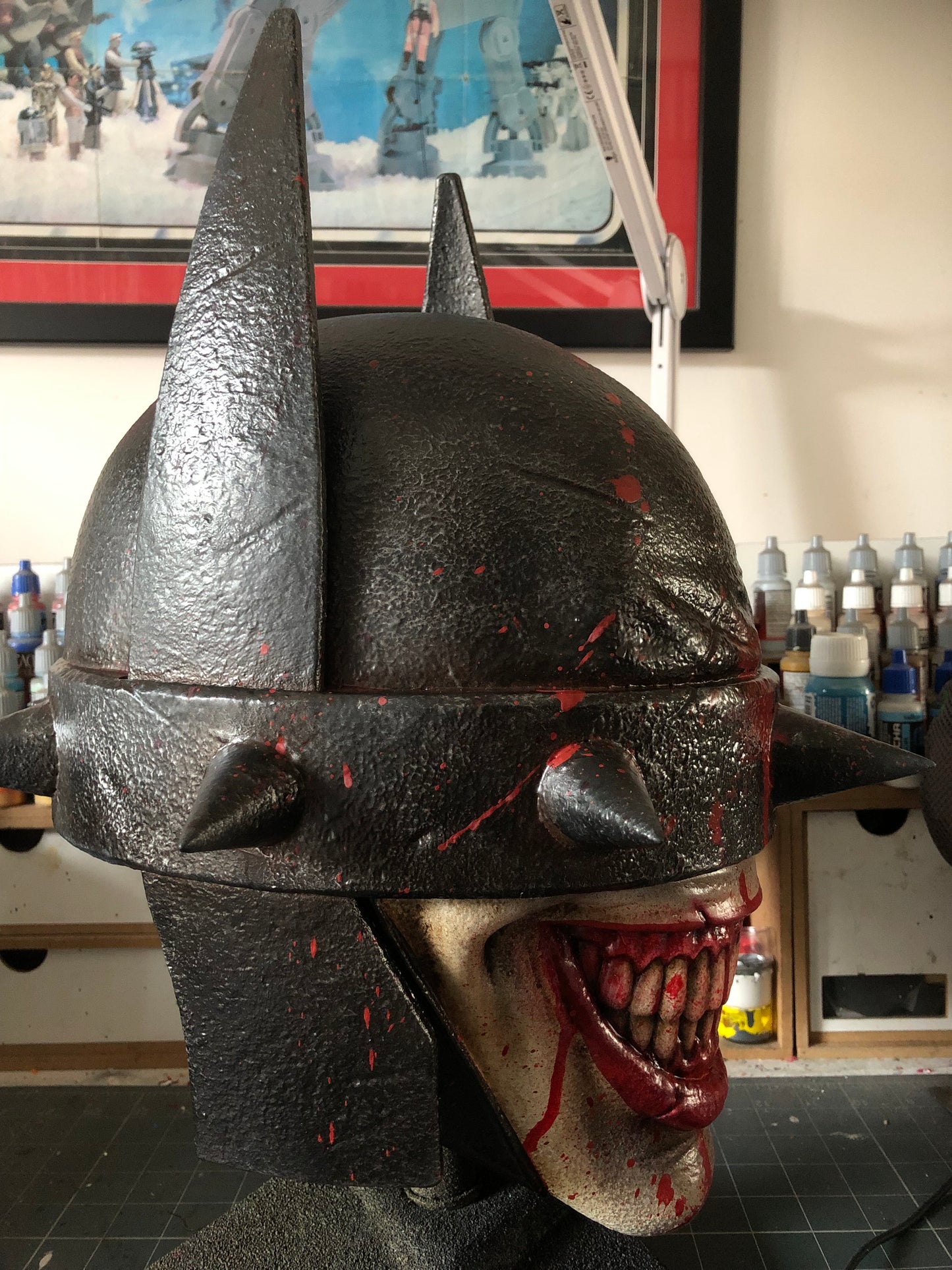 Batman Who Laughs helmet