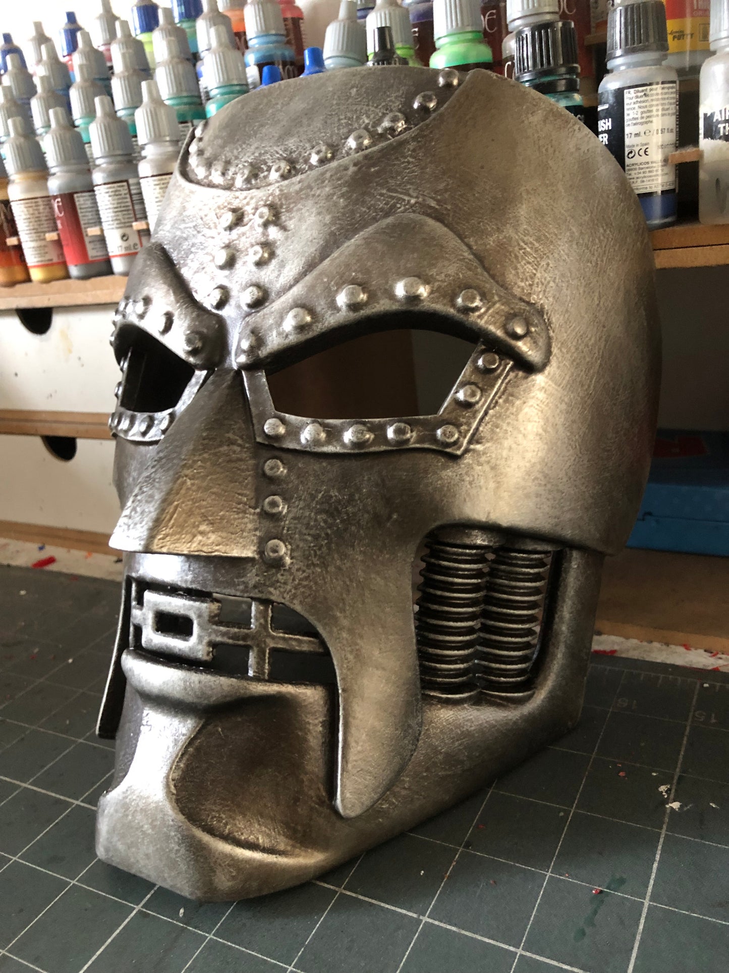 Doctor Doom comic book version mask